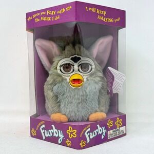 Furby Church Mouse Brown Eyes 1998 Animated Talking Factory Sealed New Vintage